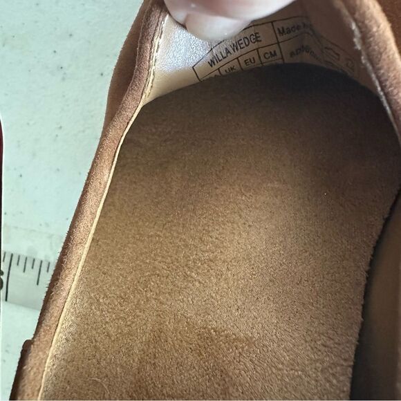 Vionic Willa Wedge Brown Suede Shoes Size 6 - Picture 13 of 13